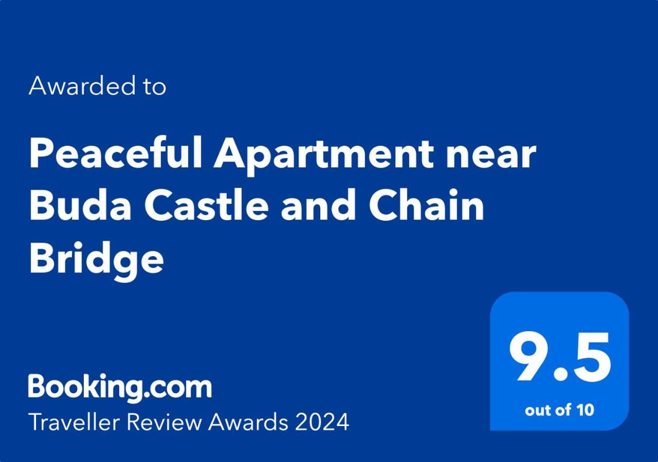 Peaceful Apartment Near Buda Castle And Chain Bridge Budapesta Exterior foto
